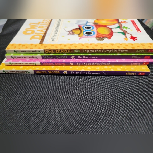 Set of 4 Unicorn Diaries and Owl Diary paperback books - Picture 7 of 7